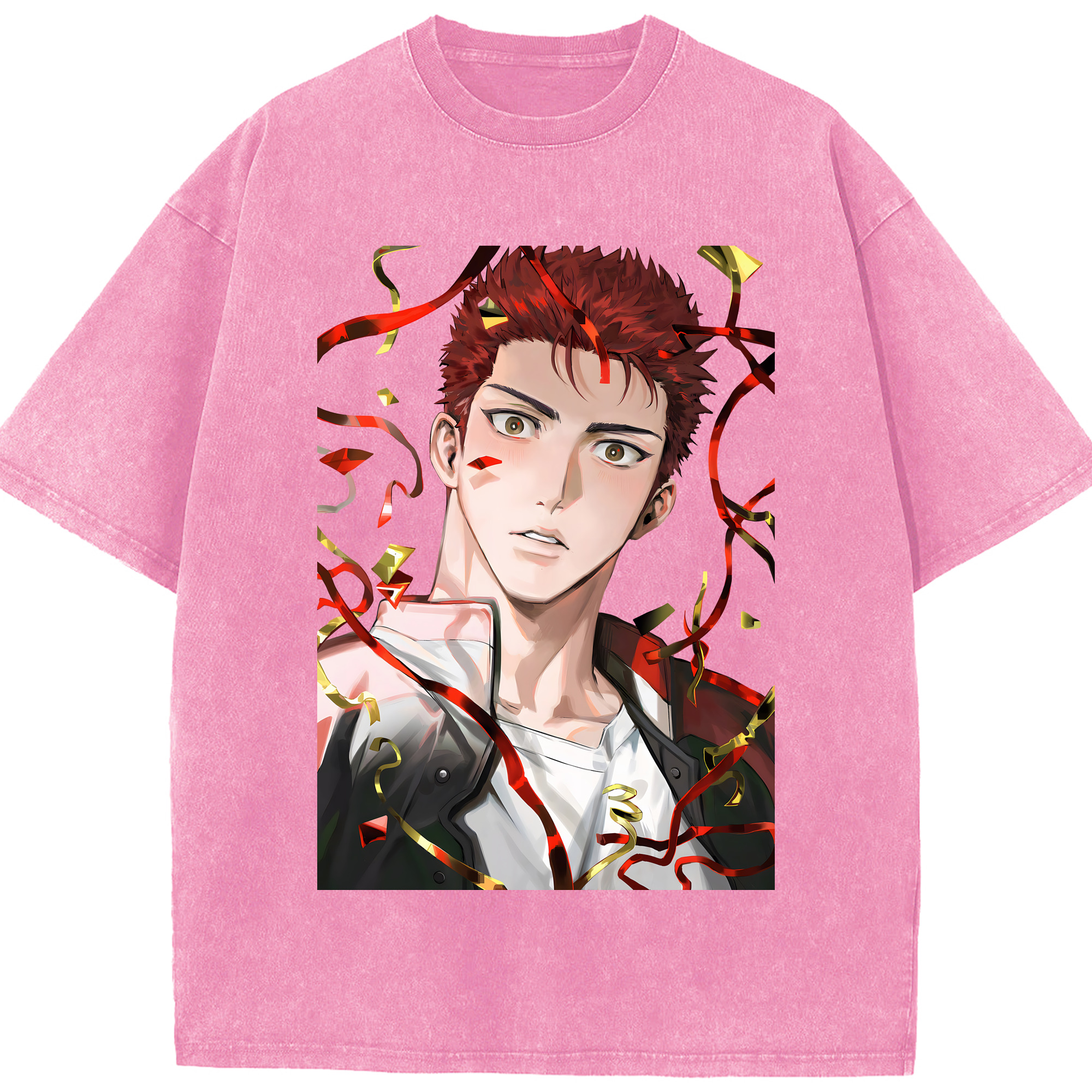 （画像用） SLAM DUNK／スラムダンク 綿100% ヴィンテージ風 半袖Tシャツ（フロントプリント）